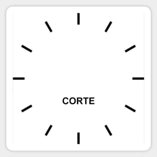 CORTE Time Zone Wall Clock Sticker